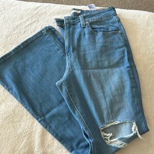 726 Flared Levi jeans.